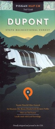Pisgah Map Co Dupont State Recreational Forest Map 0