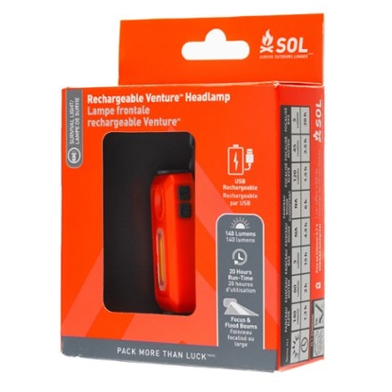 SOL Venture Rechargeable LED Headlamp 6