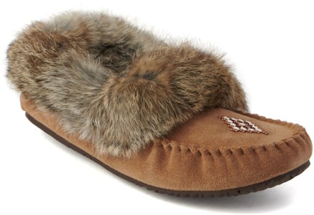 Manitobah Faux Fur Street Suede Moccasins - Women's 1