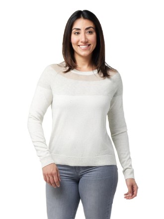 Smartwool Edgewood Colorblock Crew Sweater - Women's 1