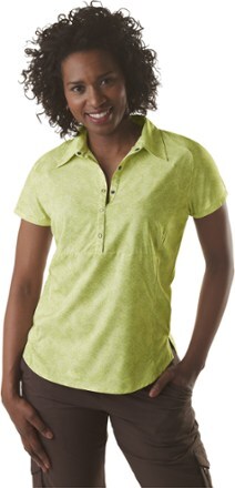On Body Image of color Ash Green Print