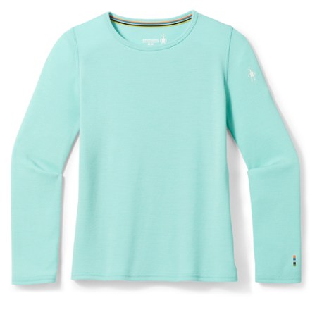 Smartwool Classic Thermal Merino Crew Base Layer Top Blue L