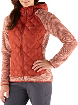 columbia women's techy hybrid fleece