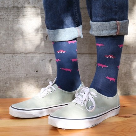 Darn Tough Truffle Hog Crew Lightweight Lifestyle Socks - Men's 4