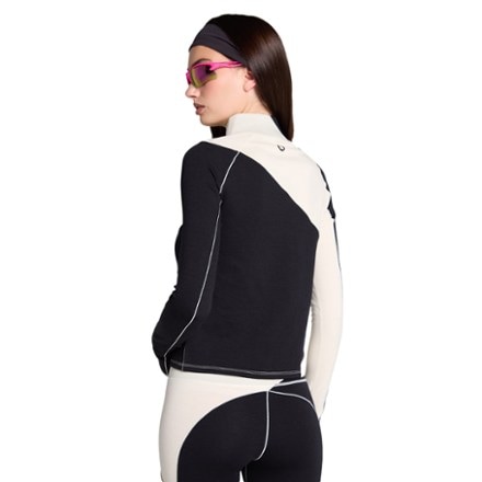 SENIQ Wool Sculpt Merino Mock-Neck Long-Sleeve Base Layer Shirt - Women's 1