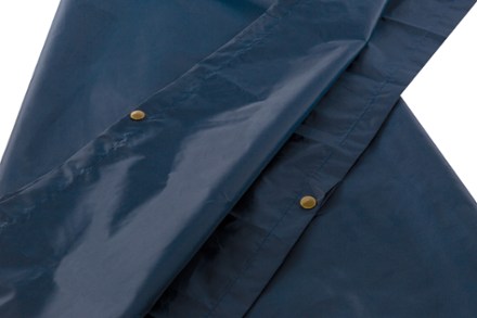 Outdoor Products Backpacker Poncho Back view (Navy)