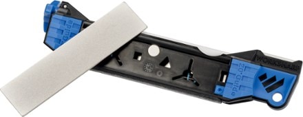 Benchmade Guided Field Sharpener Shown open (Blue)