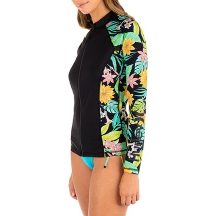 Hurley Bloom Wash Zip-Front Rashguard - Women's 2