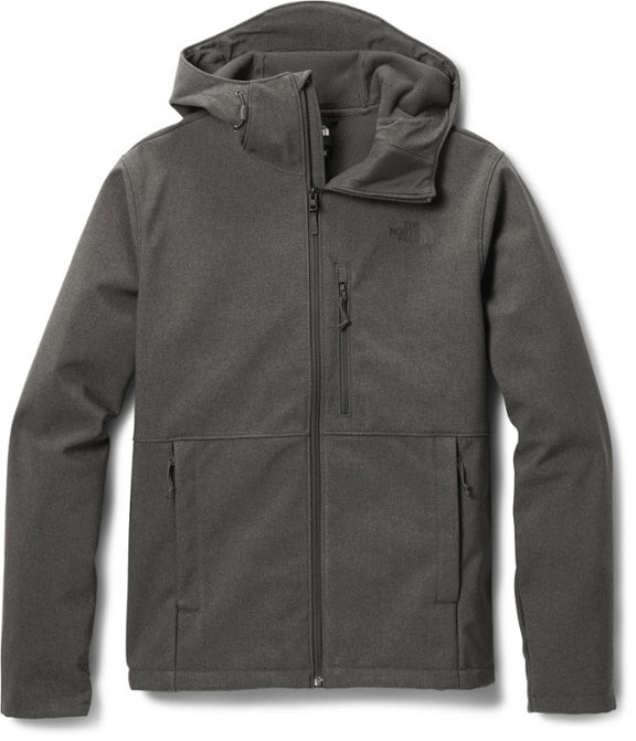 Womens North Face Apex Hoodie Gray Hooded Jacket Womens North Face