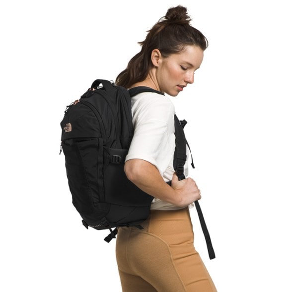 luxe north face backpack Women's Jester tablet sleeve and key hook The North Face Women's Recon