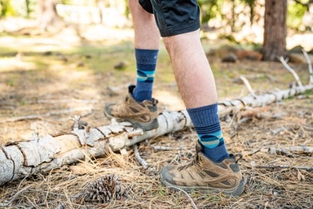 Sockwell North Rim Compression Crew Socks - Denim - Men's 2