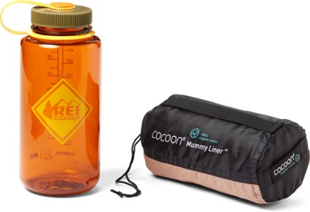 COCOON Organic Cotton MummyLiner Stuff sack (32oz bottle not included) (Earth)
