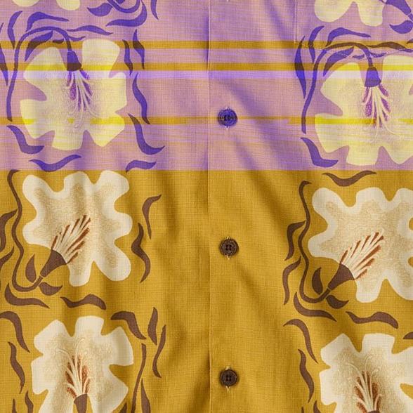 Swatch Image of color Future Flowers/Honey Gold