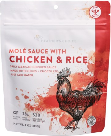 Heather's Choice Mole Sauce with Chicken and Rice - 1 Serving 0
