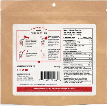 Nomad Nutrition Hungarian Goulash - 1 Serving 1