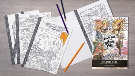 Lantern Press Protect Our National Parks Coloring Book Colored pencils not included