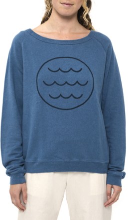 Used Mollusk Blue Water Crew Sweatshirt | REI Co-op