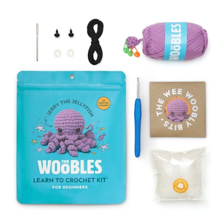 The Woobles Jerry the Jellyfish Crochet Kit 2