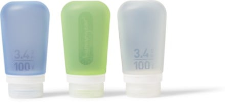 Humangear GoToob+ 3 Pack Large Clear/Green/Blue