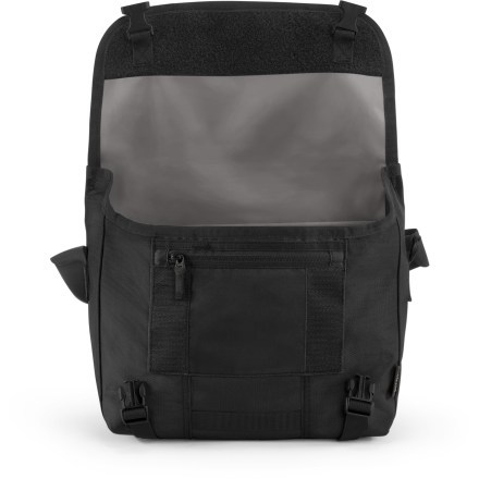 Front view flap open (Black/Blac