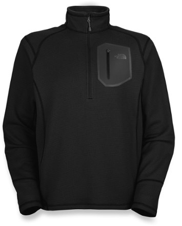 half zip north face jacket