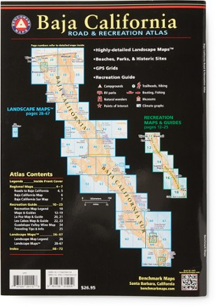 Benchmark Maps Baja California Road & Recreation Atlas 1