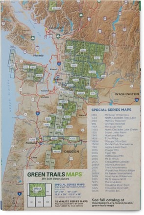 Green Trails Map 209S - The Enchantments: Stuart Range 1