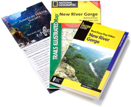 FalconGuides Hiking Guide and Trail Map Bundle: New River ...