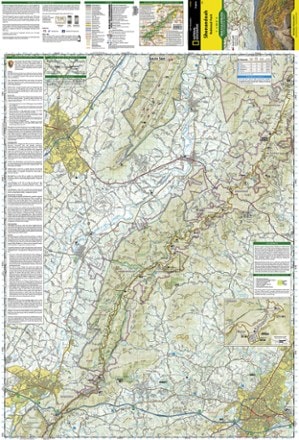 National Geographic Shenandoah National Park Map 1