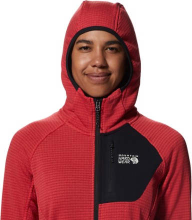 Mountain Hardwear Polartec Power Grid Full-Zip Hoodie - Women's 3