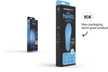 Superfeet All-Purpose Support Medium Arch (Blue) Insoles 7