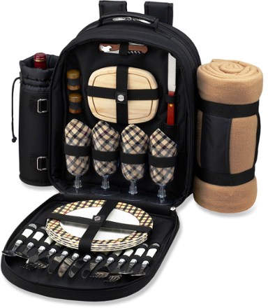 Picnic At Ascot Picnic Backpack Cooler with Blanket for Four REI Coop