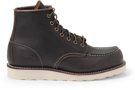 red wing moc toe black