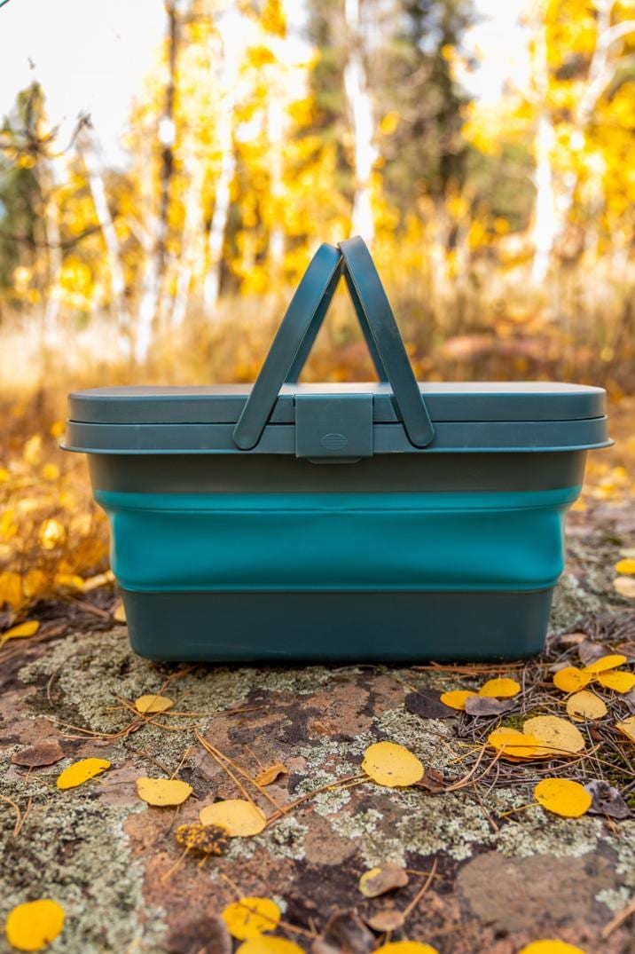 Location Image for Flat Pack Collapsible Picnic Basket