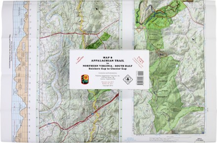 PATC Appalachian Trail Map: AT in Northern Virginia - South Half: Snickers Gap to Chester Cap 1