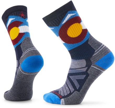 Smartwool Hike Light Cushion Colorado Crew Socks - Men's 1