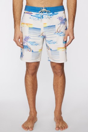 Black/multi O'Neill Strike Out Boys Swim Shorts 