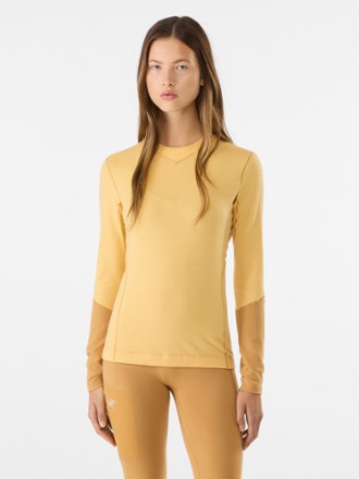 Arc'teryx Rho Wool Long-Sleeve Crew Base Layer Top - Women's 1