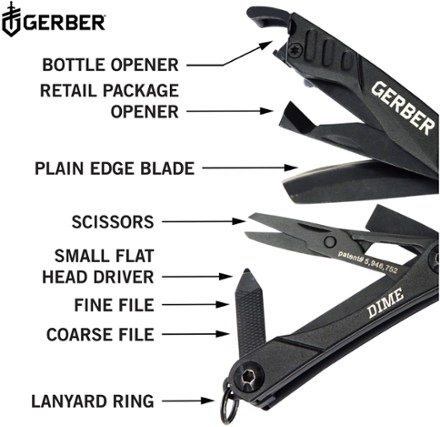 Gerber Dime Keychain Multi-tool 5