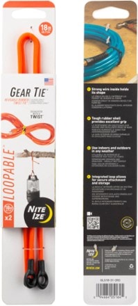 Nite Ize Gear Tie Loopable Twist Tie 18" - Package of 2 1