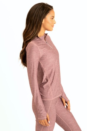 Threads 4 Thought Keva Quarter-Zip Mock-Neck Base Layer Top - Women's 4