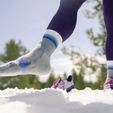 Feetures Merino 10 Max Cush Mini Crew Socks 1