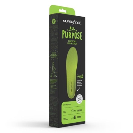 Superfeet All-Purpose Support High Arch (Green) Insoles 1