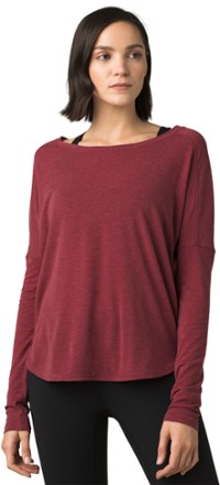 prana women's long sleeve tops