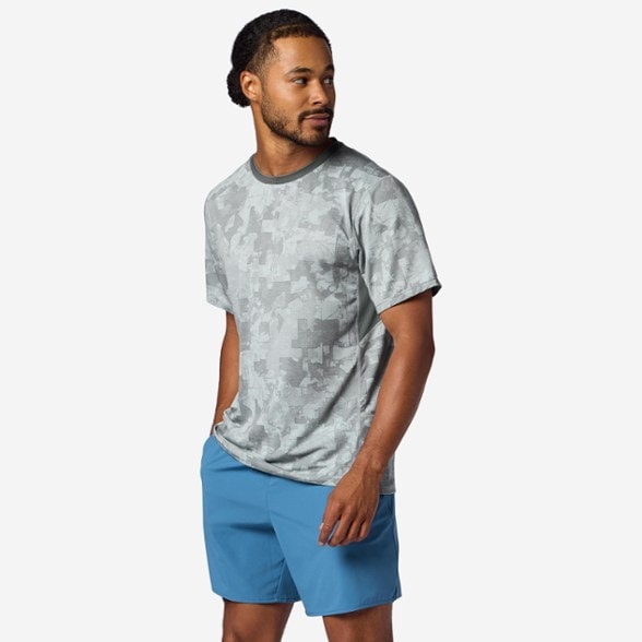 On Body Image of color Boulder Crack Map Camo