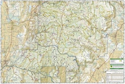 National Geographic Fish Lake Manti Topographic Map 1