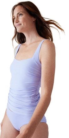 Athleta Square-Neck Bra Cup Tankini Swimsuit Top - Women's