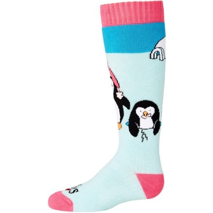 Hot Chillys Penguins Mid Volume Socks - Kids' 0