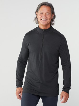 REI Co-op Merino 185 Long-Sleeve Half-Zip Base Layer Top - Men's Tall Sizes 1