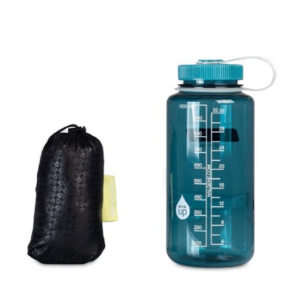 NEMO Fillo Elite Wide Ultralight Backpacking Pillow Water bottle not included